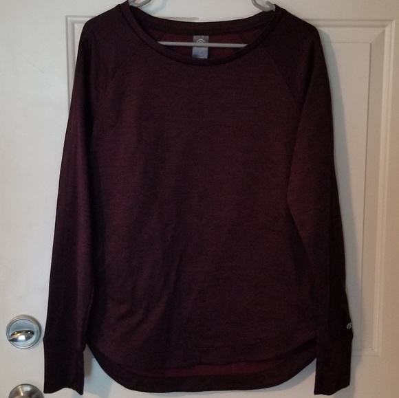 purple champion long sleeve shirt